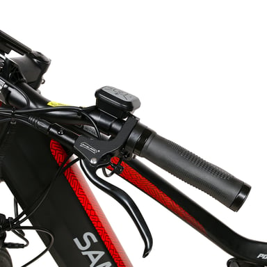 Samebike XD26-II Bicicleta eléctrica para adultos, 750 W, 26 pulgadas, suspensión total, batería de 48 V y 14 Ah