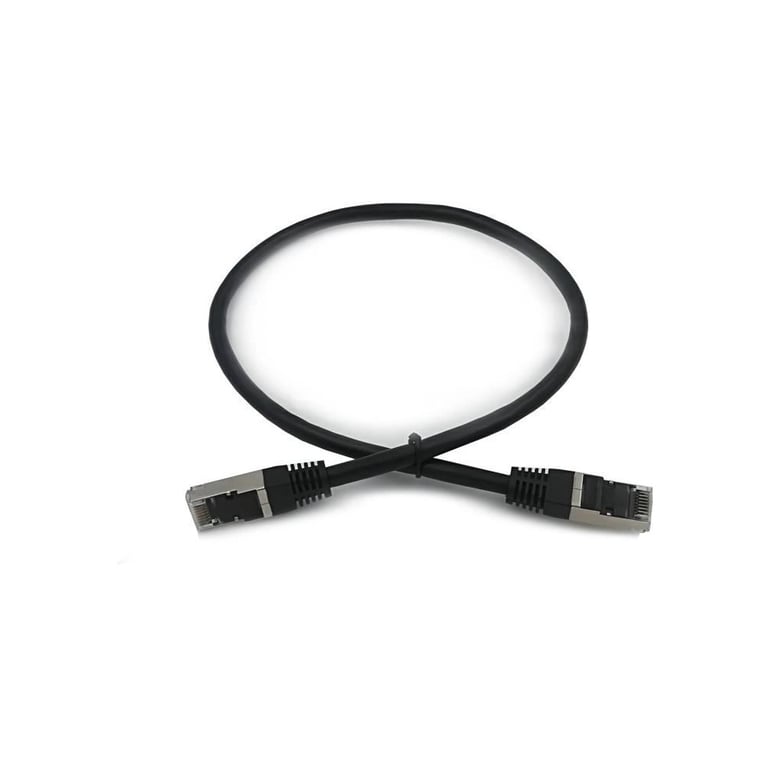 Lineaire Câble RJ45 PCC6FNA5 Cat.6 F/UTP blindé noir 0,5 m