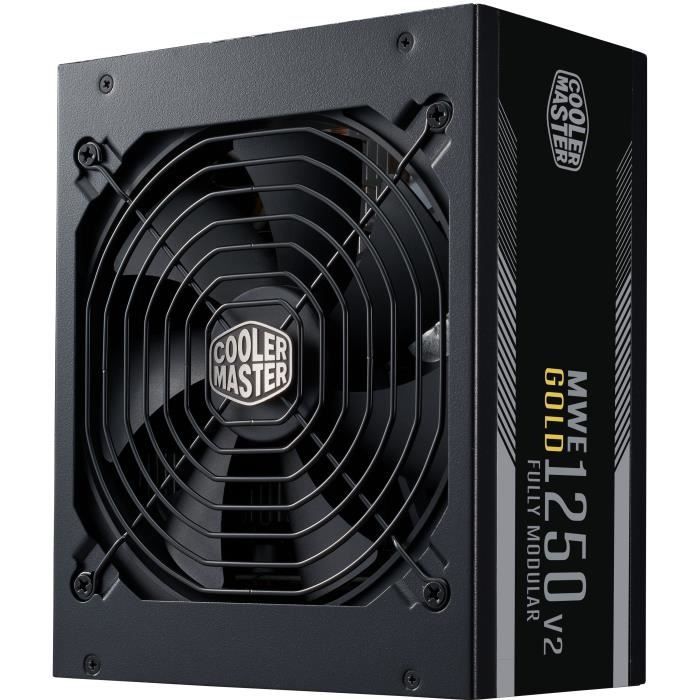 Alimentation COOLER MASTER MWE Gold 1250 V2 80 PLUS GOLD 100% Modulaire ATX 3.1 - vue 2