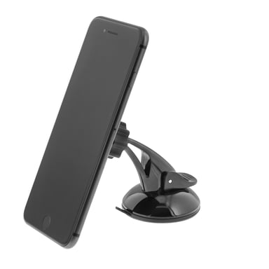 Tellur Support de téléphone de voiture magnétique, support pour fenêtre et tableau de bord, noir