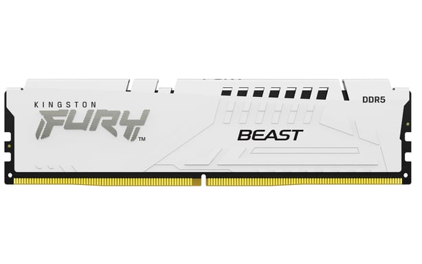 Kingston Technology FURY Beast 64GB 6000MT/s DDR5 CL30 DIMM (Kit of 2) White EXPO