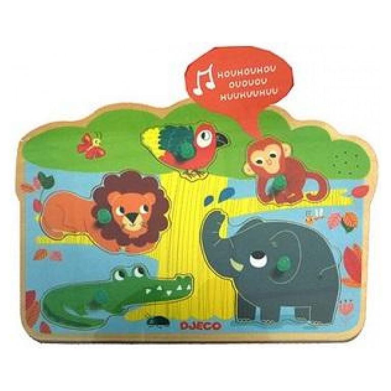 Djeco Puzzle sonore Baobab 5 pièces - vue 2