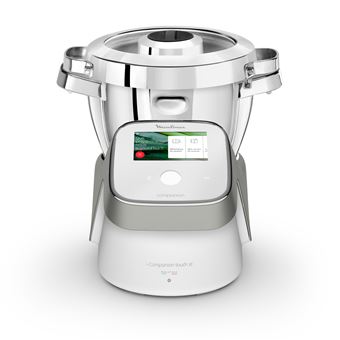 Robot Cuiseur Moulinex I-Companion Touch XL 4,5L Blanc Argent 1550W - 14 Programmes Automatiques - Neuf