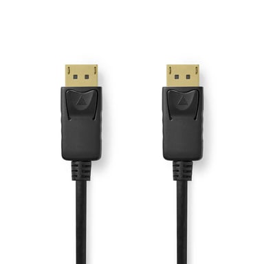 Nedis CCGL38010BK20 câble DisplayPort 2 m Noir - Neuf