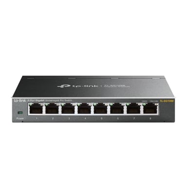 TP-Link TL-SG108E Gestionado L2 Gigabit Ethernet (10/100/1000) Negro