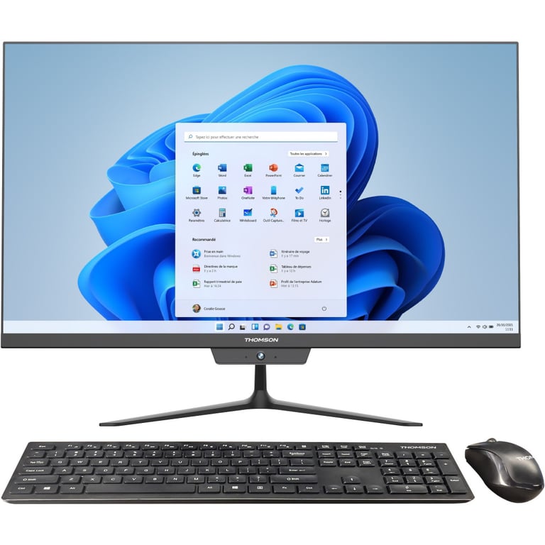 Ordinateur tout en un THOMSON AIO A27I51216BK512C 27’’ FHD Intel Core i5 12th RAM SSD512Go - vue 2