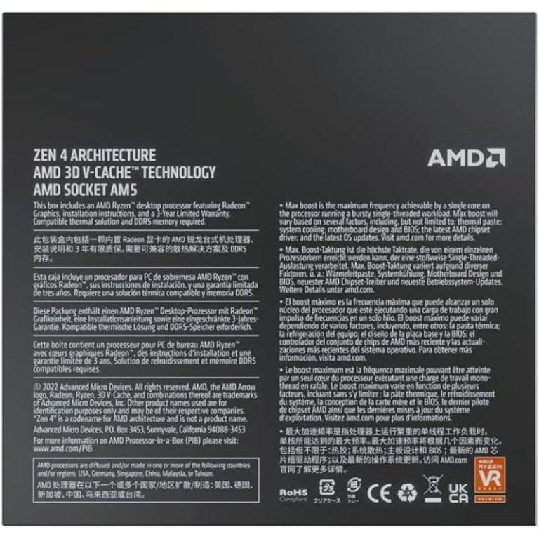 AMD Ryzen 7 7800X3D 4.2 GHz / 5.0 GHz - vue 10