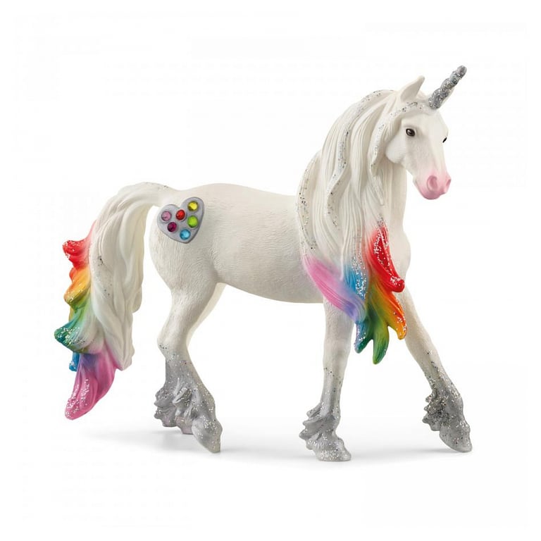 Figurine Licorne étalon Barbe à papa Doux pelage SCHLEICH 70722 bayala® - vue 4