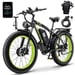 KETELES-K800 : Vélo Électrique Tout-Terrain Dual Motor 2000W – Puissance, Autonomie et Robustesse - Vert