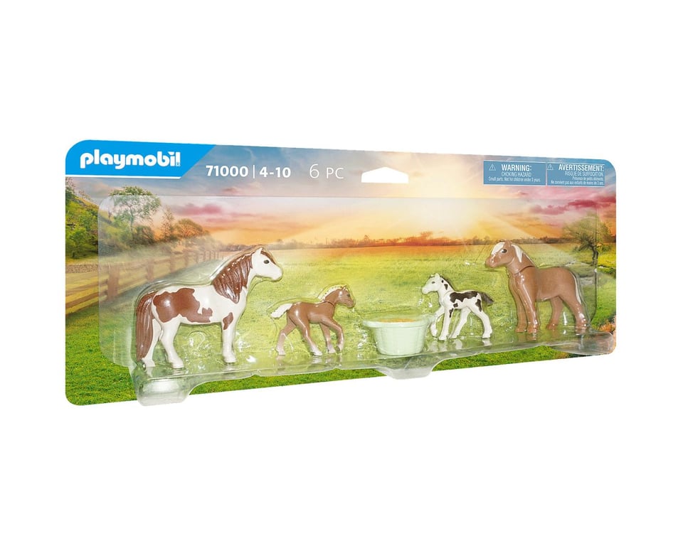 2 Poneys Islandais Et Poulains 71000.0 Playmobil La Boîte - vue 7