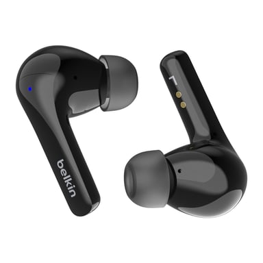 Belkin SoundForm Motion True Wireless Stereo (TWS) Cuffie per chiamate/musica/sport/Bluetooth per tutti i giorni Nero