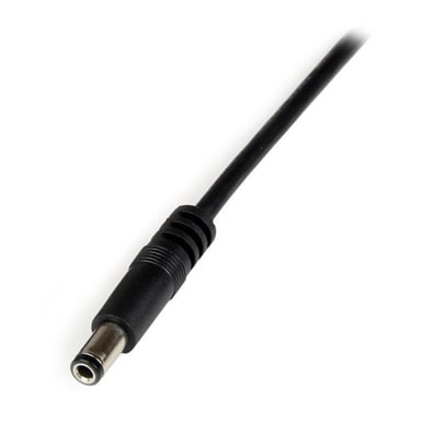 StarTech.com Cable Adaptador 1m USB A Macho a Conector Coaxial Barrel Alimentación Corriente Tipo N 5,5mm 5V DC