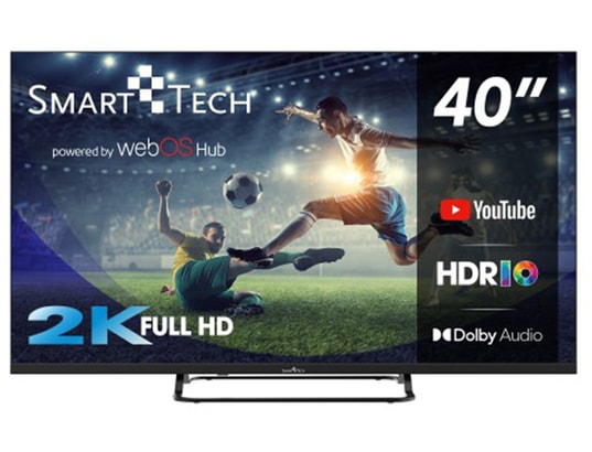 Smart-Tech 40FW01V TV 101,6 cm (40 ) Full HD Smart TV Wifi Noir 250 cd/m² - Neuf