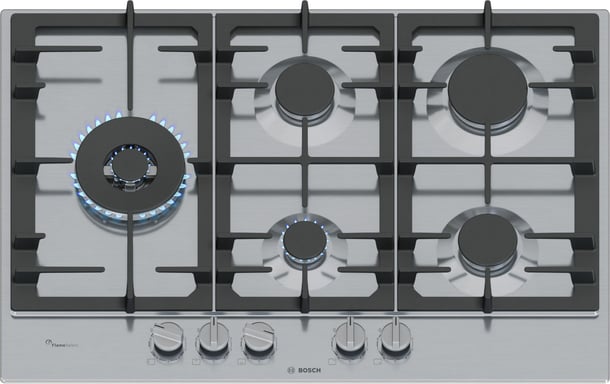 Bosch Serie 6 PCS7A5I90 plaque Acier inoxydable Intégré 75 cm Gaz 5 zone(s) - Neuf