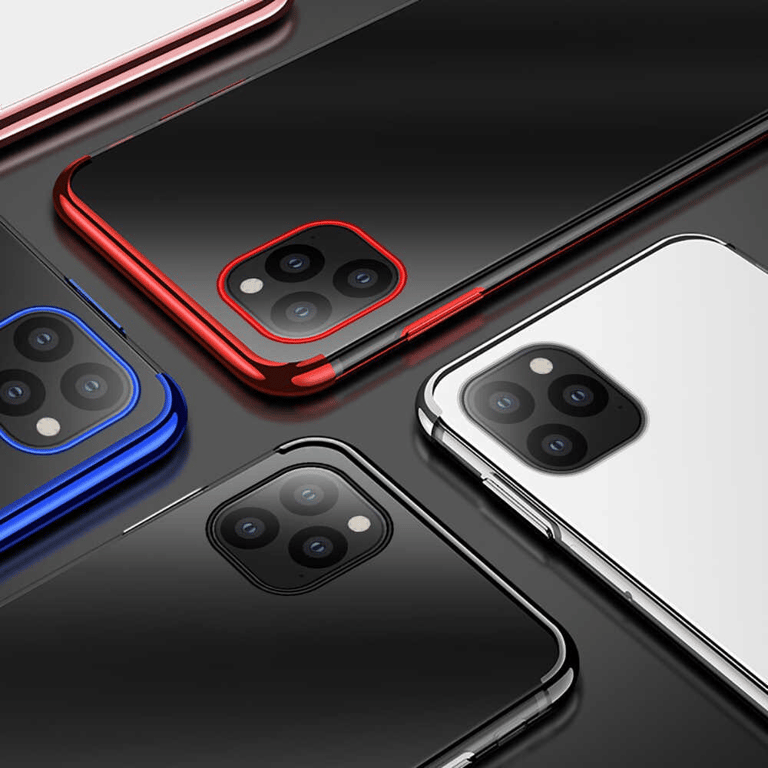 Coque Silicone Bord pour IPHONE 13 Pro Bumper Fine Transparente