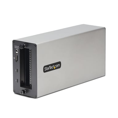 StarTech.com Involucro PCIe Thunderbolt 3, chassis di espansione PCIe TB3 con 2 slot PCI Express per notebook/desktop/pc All-in-One, uscita 8K/4K tramite porte TB3/DP 1.4, involucro esterno x2 slot PCIe