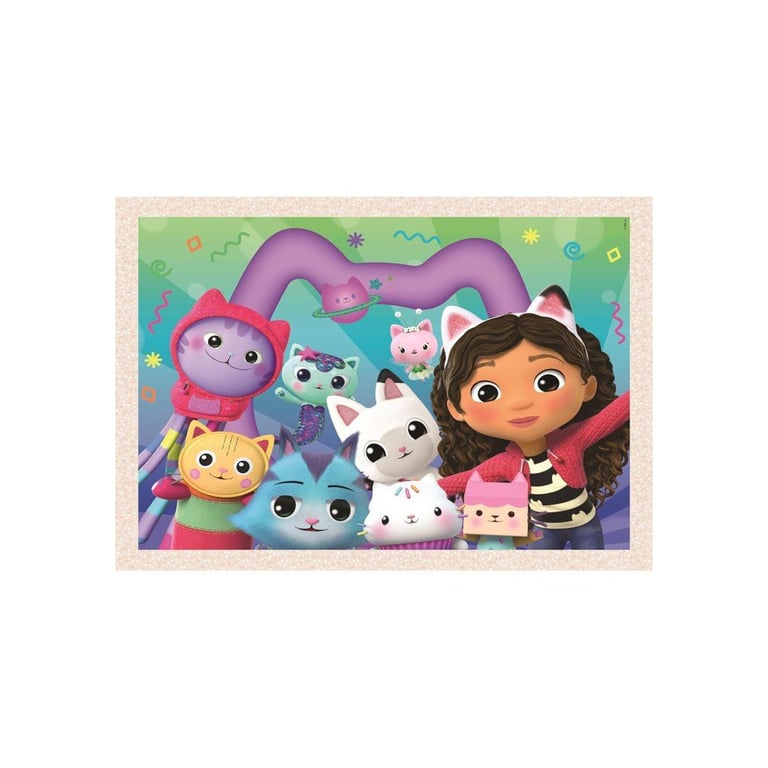 CLEMENTONI Puzzle 4 en 1 Gabbys Dollhouse - vue 3
