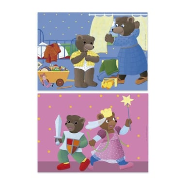 Puzzle dell'Orso Bruno 2x48 pezzi - Puzzle educativi per bambini