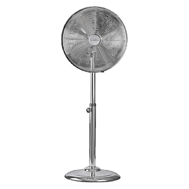 Ventilateur sur pied Nedis 50W chromé - Neuf
