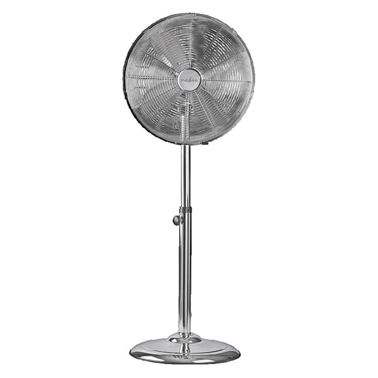 Nedis Fnst20ecr40 Ventilateur Sur Pied 40 Cm Chrome