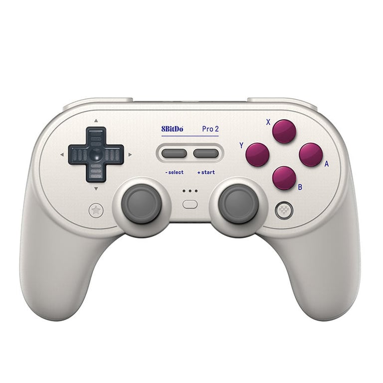 8Bitdo Pro 2 Hall Effect Blanc USB Manette de jeu Analogique/Numérique Android, Nintendo Switch - Neuf