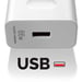 Chargeur Secteur Huawei d'Origine, USB 66W SuperCharge Blanc