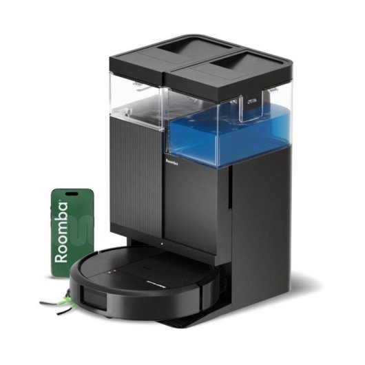 Aspirateur Robot et Laveur iRobot Roomba Plus 515 Combo avec base AutoWash Navigation LiDAR 22000 Pa - vue 1