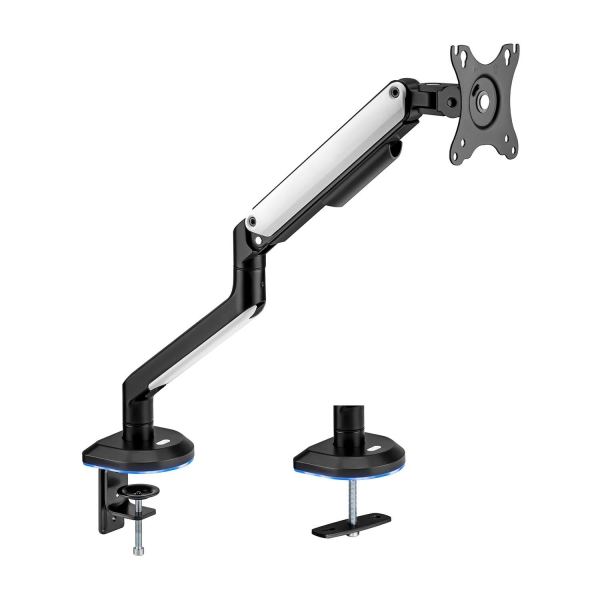 Aisens RGB Tavolo da Gioco Supporto Contrappeso Rotante e Inclinabile per Monitor/TV 9Kg (3 Pivot - 1 - Nuevo