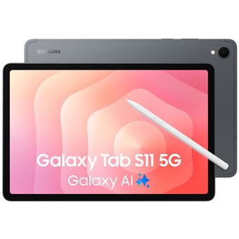 Samsung Galaxy Tab S11 5G 128 GB 27,9 cm (11'') 12 GB Wi-Fi 6 (802.11ax) Gris