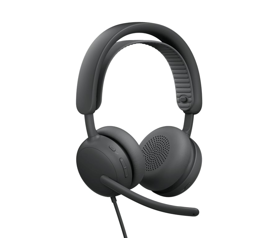 Logitech Zone Wired 2 Casque Avec fil Arceau Appels/Musique USB Type-C / USB Type-A Graphite - Neuf