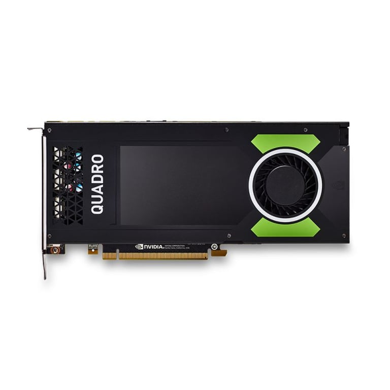 NVIDIA Quadro P4000 Carte graphique Quadro P4000 8 Go GDDR5 PCIe 3.0 x16 4 x DisplayPort Adaptateurs inclus - vue 2