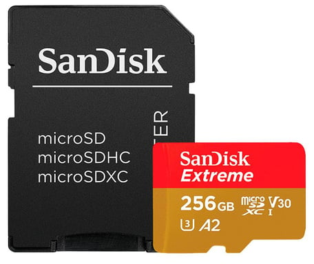 SanDisk Extreme PLUS 256 GB MicroSDXC Classe 10