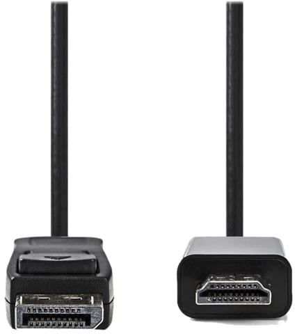NEDIS DisplayPort - HDMI? Cable - DisplayPort Male - HDMI? Connector - 2.0 m - Noir