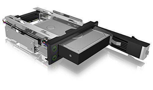 ICY BOX IB-166SSK-B Custodia per HDD da 3,5'' nera