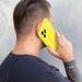 Coque iPhone 11 Pro Silicone Support Magnétique Pliable Wozinsky jaune