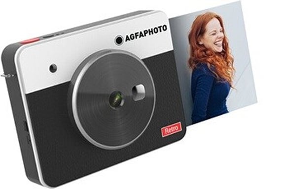 Appareil Photo Numérique Instantané Agfaphoto Realipix Noir avec impression