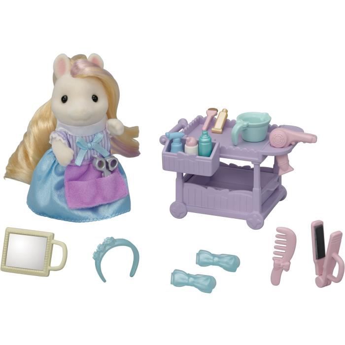 Sylvanian Family 5644 : La maman poney et son kit de coiffure Epoch d'enfance - vue 4
