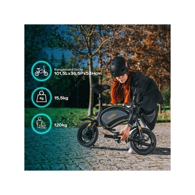 Draisienne électrique Urbanglide Bike 120+ 350 W Noir