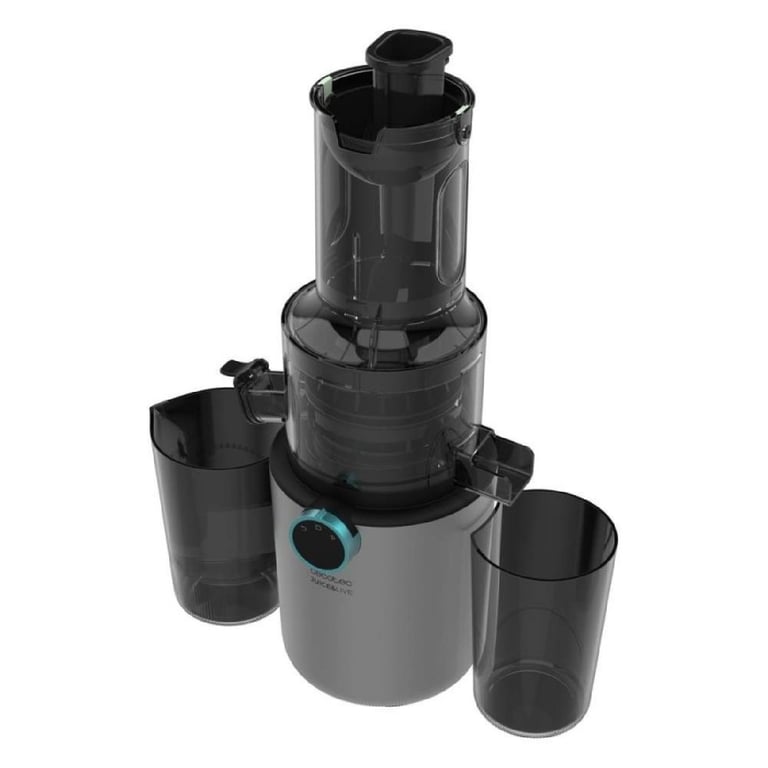 Cecotec Extracteur de Jus pour Fruits et Légumes à Pression à Froid Juice&Live 1500 Slim. Moteur DC de 1 Vitesse et Fonction Inverse Ouverture de 82 mm 55±5 RPM Montage et Nettoyage Faciles - vue 3