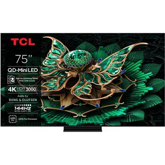 TV QD Mini LED Pro Tcl 75C79K 191 cm 4K UHD 2025 Aluminium brossé - vue 4