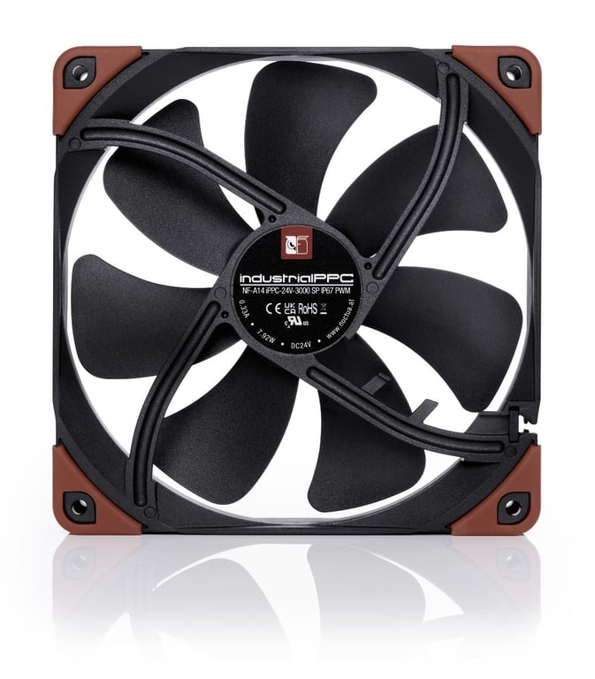 Noctua NF A14 Boitier PC Ventilateur 14 cm 1 pièce Neuf - vue 2