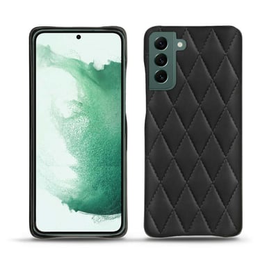 Coque cuir Samsung Galaxy S22+ -  - Noir - Cuir lisse couture