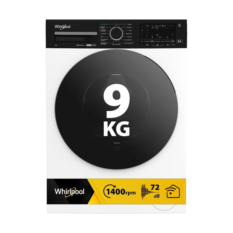 Whirlpool WPM ADS IT machine à laver Charge avant 9 kg 1400 trmin Neuf