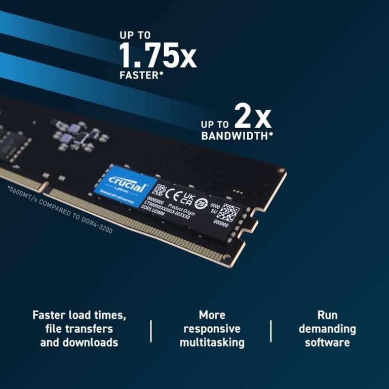 D532gb 5600 46 Ct32g56c46u5 Cru - vue 4