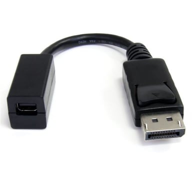 StarTech.com Câble DisplayPort vers Mini DisplayPort 15 cm - Vidéo UHD 4K x 2K - Câble Adaptateur DP Mâle vers Mini DisplayPort Femelle - Câble de Rallonge pour Ordinateur DP vers Moniteur mDP 1.2