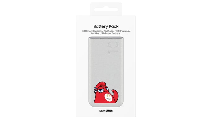 Samsung Batterie externe édition Paris 2024 10 000 mAh Charge Ultra Rapide 25W