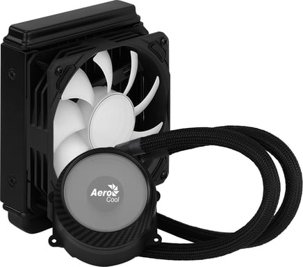 Aerocool MIRAGEL120 Refrigeración Líquida CPU Ventilador 12cm ARGB TDP 200W Negro