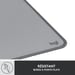 Tappetino da scrivania Logitech serie Studio grigio