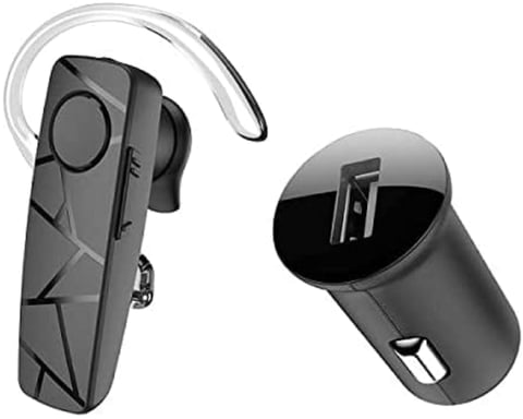 Oreillette Bluetooth Tellur Vox 60, chargeur de voiture, noir