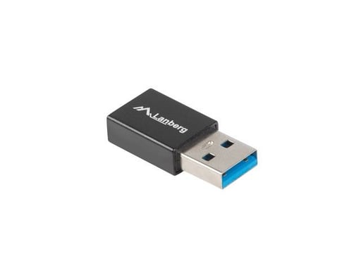 Lanberg AD-UC-UA-01 changeur de genre de câble USB 3.0 Type A USB 3.0 Type C Noir
